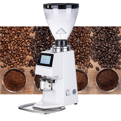 amoladora de café de la pantalla táctil de 64m m 20 - 25kg/H capacidad de pulido de la velocidad 1.7kg