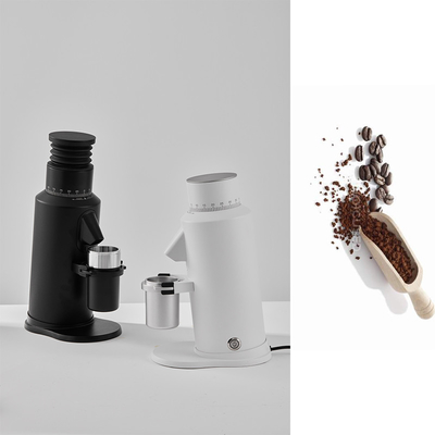 Negro comercial de la amoladora de café de las rebabas de 118*84m m/blanco/modificado para requisitos particulares
