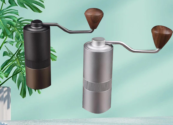 Acero inoxidable manual de Bean Grinder Conical Burr Mill del café