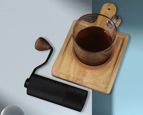 Amoladora de aluminio de acero inoxidable With Burr del café sólo de la manija
