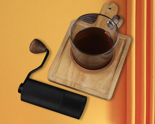 Amoladora de café al aire libre del peso ligero de madera del grano Kitchen Supplies