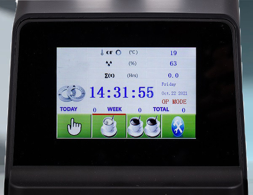Pantalla LCD táctil Burr Espresso Coffee Grinder Machine plano para el restaurante del hotel