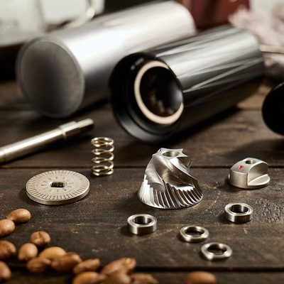 Molinillo de café de mano de acero inoxidable de lujo Manual pequeño de cocina grosor ajustable