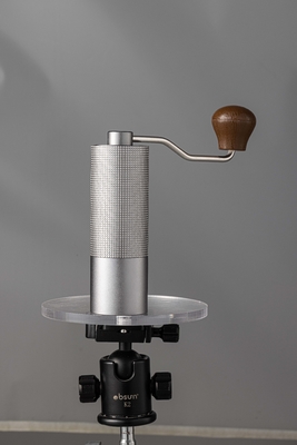 Molinillo de café manual portátil OEM para acampar de acero inoxidable