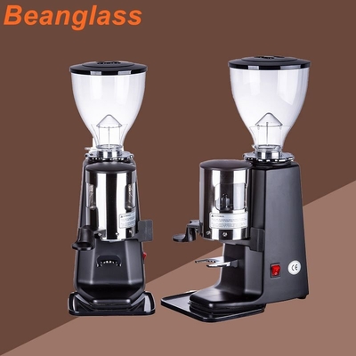 Café automático blanco negro Bean Mixer del volumen de Burr Coffee Grinder 1.2kg