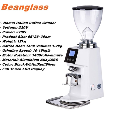 Pantalla táctil Burr Coffee Grinder eléctrico 50Hz 60Hz automático