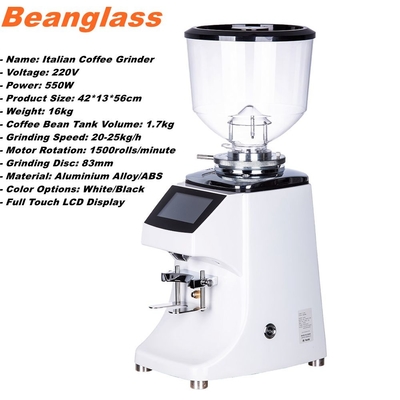 Café eléctrico Bean Grinder Coffee Bean Crusher con la pantalla táctil inteligente