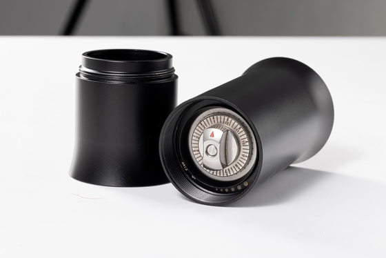 Burr Plastic Outdoor Coffee Grinder portátil más pequeño con la manija de la nuez