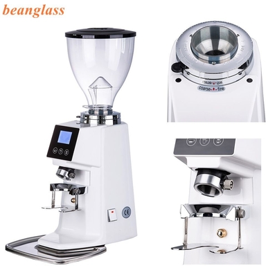 Molinillo de café Espresso automático, molinillo de café de rebabas planas de 64mm