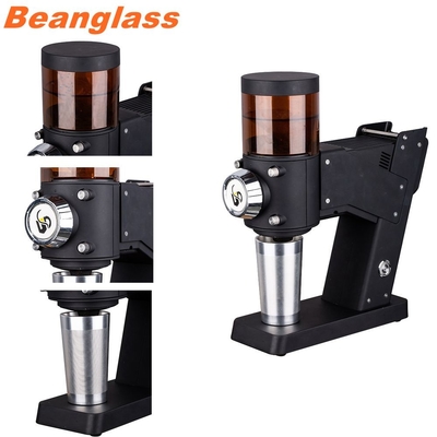 Pequeño plástico manual casero del ABS de Aluminium de la amoladora de café BG58