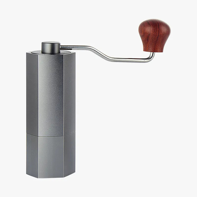 Amoladora manual de aluminio Hexagonal Adjustable Setting de los granos de café del metal para el viaje del hogar