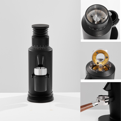 110V / aleación de 220V Homeuse Burr Coffee Grinder With Zinc y aleación de aluminio