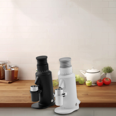 Tensión personalizada de 64 mm Flat Burr Grinder de frijoles de espresso 120g Capacidad