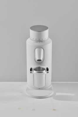 Molinilla de frijoles de espresso personalizada con 64 mm de burro plano y capacidad de 120 g